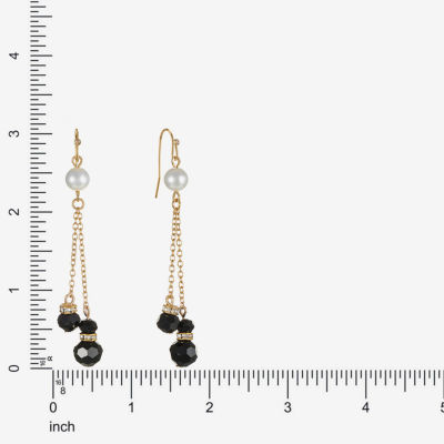 Mixit Beaded Glass Drop Earrings