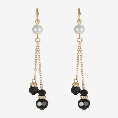 Mixit Beaded Glass Drop Earrings