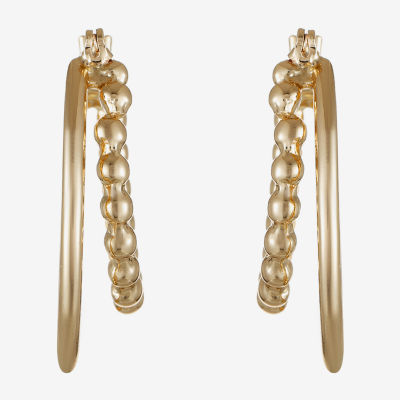 Liz Claiborne Double Hoop Earrings