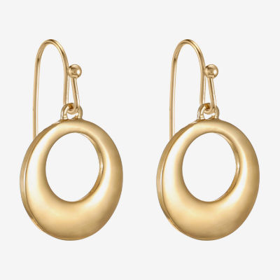 Liz Claiborne Womens Round Drop Earrings