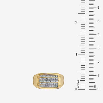 Mens CT. T.W. Natural Diamond 10K Gold Fashion Ring