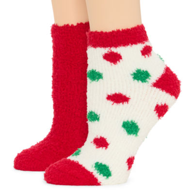 Mixit Cozy Womens 2 Pair Low Cut Socks