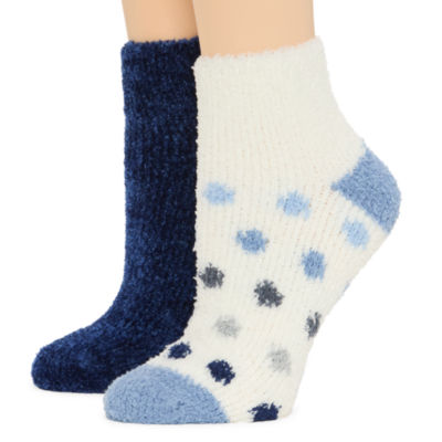 Mixit Cozy Chenille 2 Pair Low Cut Socks Womens