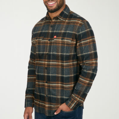 American Outdoorsman Mens Long Sleeve Button-Down Shirt