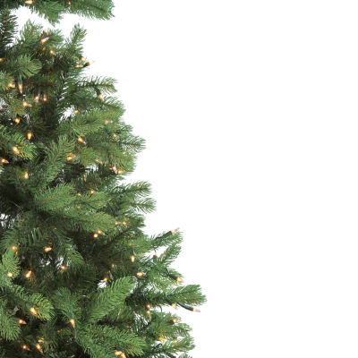 7.5' Pre-Lit Noble Fir Full Artificial Christmas Tree - Clear Lights