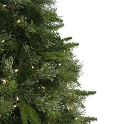 6.5' Pre-Lit Full Ashcroft Cashmere Pine Artificial Christmas Tree - Warm Clear LED Lights