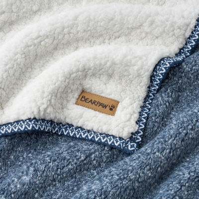 Bearpaw Campton Washable Sherpa Throw