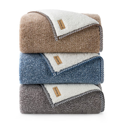 Bearpaw Campton Washable Sherpa Throw