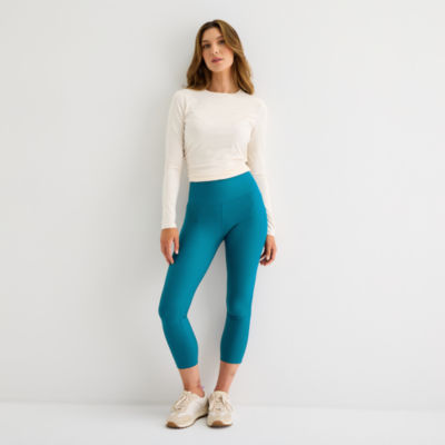 Xersion EverContour+ Womens High Rise 23" Cropped Legging