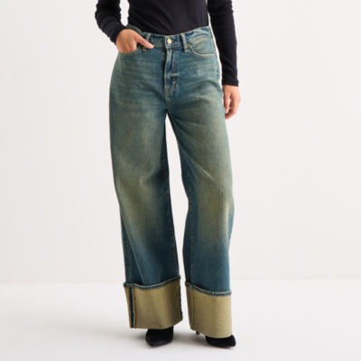 a.n.a Womens Highest Rise Wide Leg Jean