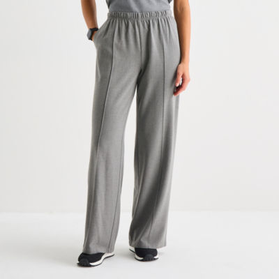 Stylus Womens Wide Leg Mid Rise Trouser