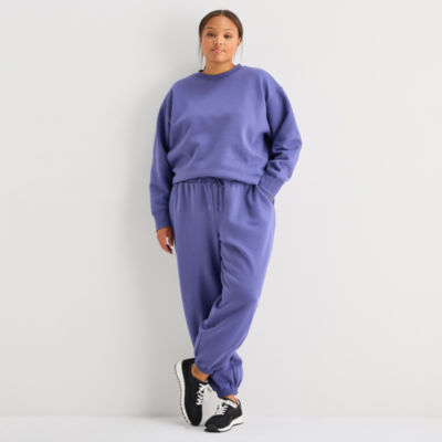 Xersion Womens Super Soft Fleece Jogger Plus