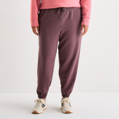 Xersion Womens Super Soft Fleece Jogger Plus