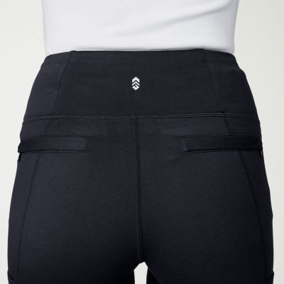 Free Country Womens Wide Leg High Rise Regular Fit Active Pull-On Pant