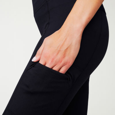 Free Country Womens Wide Leg High Rise Regular Fit Active Pull-On Pant