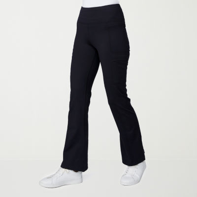 Free Country Womens Wide Leg High Rise Regular Fit Active Pull-On Pant
