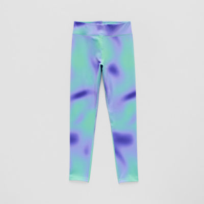 Xersion Little & Big Kid Girls Quick Dry High Rise Active Full Length Leggings