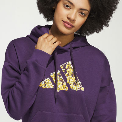 adidas Womens Long Sleeve Fleece Active Hoodie