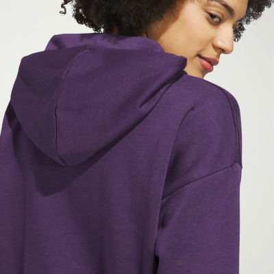 adidas Womens Long Sleeve Fleece Active Hoodie