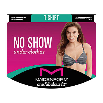 Maidenform Womens One Fab Fit Original Tailored Demi T-shirt 07959 Bras