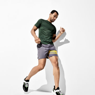 Sports Illustrated Mens Moisture Wicking Running Short