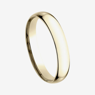 Womens 14K Yellow Gold 3MM Light Comfort-Fit Wedding Band