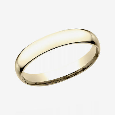 Womens 14K Yellow Gold 3MM Light Comfort-Fit Wedding Band