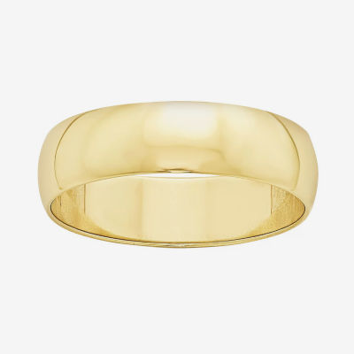 6MM 10K Gold Wedding Band