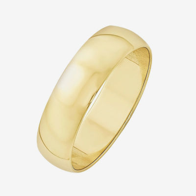 6MM 10K Gold Wedding Band