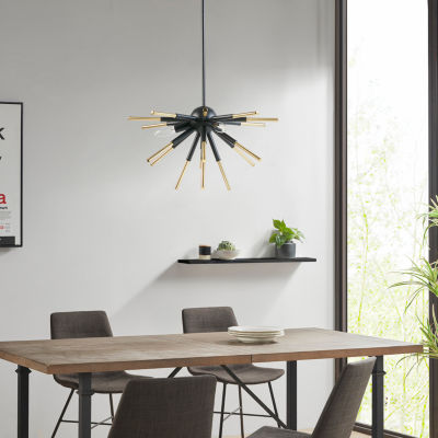 INK+IVY Ely 3-Light Spiked Chandelier