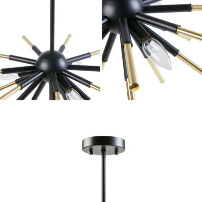 INK+IVY Ely 3-Light Spiked Chandelier