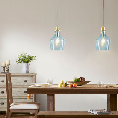 Hampton Hill Auburn Bell Shaped Pendant Lights