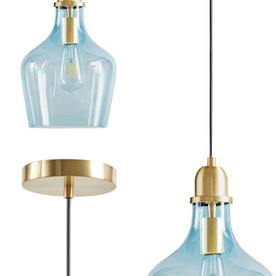 Hampton Hill Auburn Bell Shaped Pendant Light