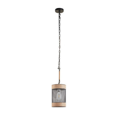 INK+IVY Orion Cylinder Rope And Pendant Lights