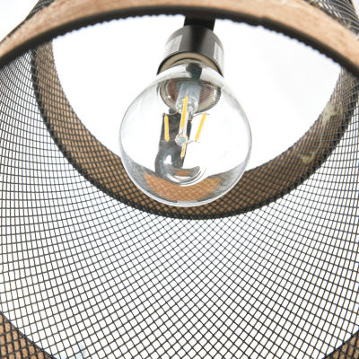 INK+IVY Orion Cylinder Rope And Pendant Light