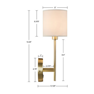 Hampton Hill Conway Cylinder Shade Wall Sconce