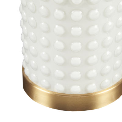 INK+IVY Grace Textured Dot Table Lamp