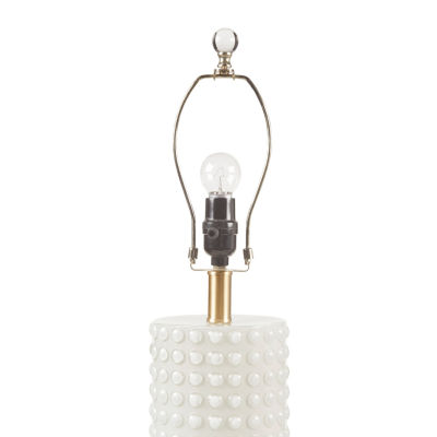 INK+IVY Grace Textured Dot Table Lamp