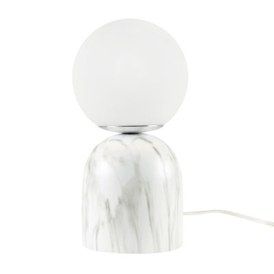 INK+IVY Nelia Frosted Glass Globe Table Lamp