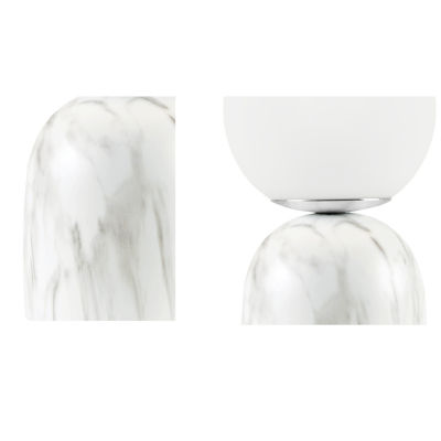 INK+IVY Nelia Frosted Glass Globe Table Lamp