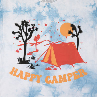 Mens Short Sleeve Happy Camper Graphic T-Shirt