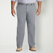 St. John's Bay Universal Easy Care Extender Mens Big and Tall Classic Fit  Pleated Pant