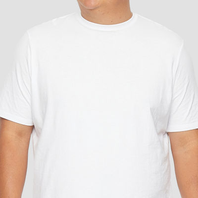 St. John's Bay Super Soft Mens Crew Neck Short Sleeve Quick Dry Big and Tall T-Shirt