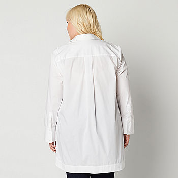 White Longline Shirt