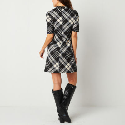 R & K Originals Short Sleeve Shift Dress