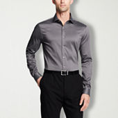 Van Heusen Slim Traveler Mens Slim Fit Easy Care Stretch Fabric Wrinkle  Free Long Sleeve Dress Shirt - JCPenney