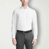 Van Heusen Slim Ultra Flex Mens Slim Fit Wrinkle Free Long Sleeve