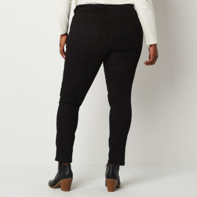 St. John's Bay Plus Secretly Slender Womens High Rise Full Length Leggings  - JCPenney