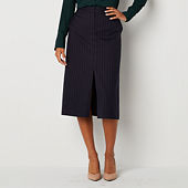 Striped on sale skirt jcpenney