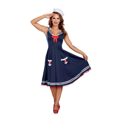 Womens All Aboard Sailor Costume